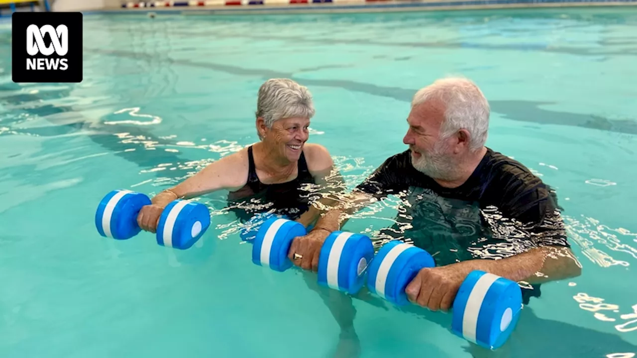 Aqua aerobics popular among over-50s as water-based exercise helps people keep fit during retirement