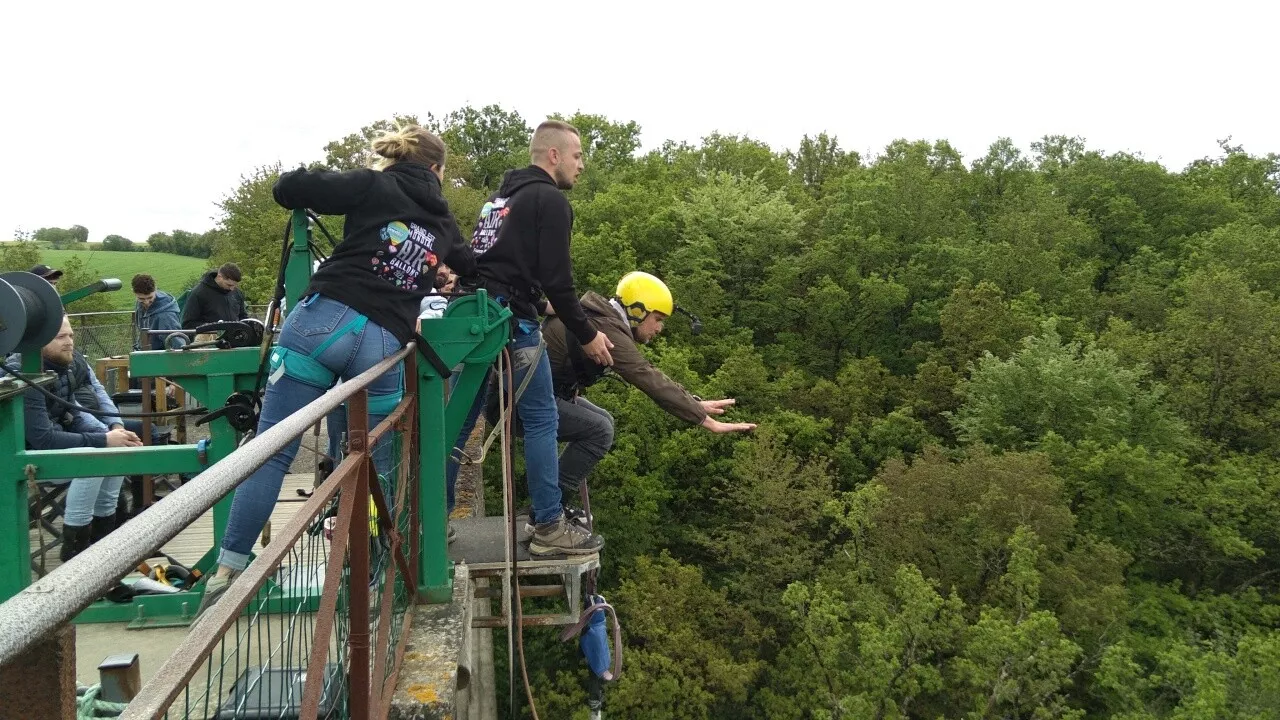 Nouvelle saison pour le saut à l’élastique à Saint-Georges-le-Gaultier