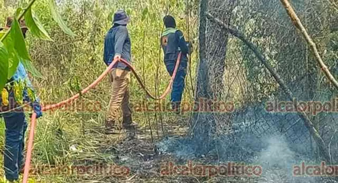 Reportan 57 incendios en lo que va de la temporada de calor, en Poza Rica