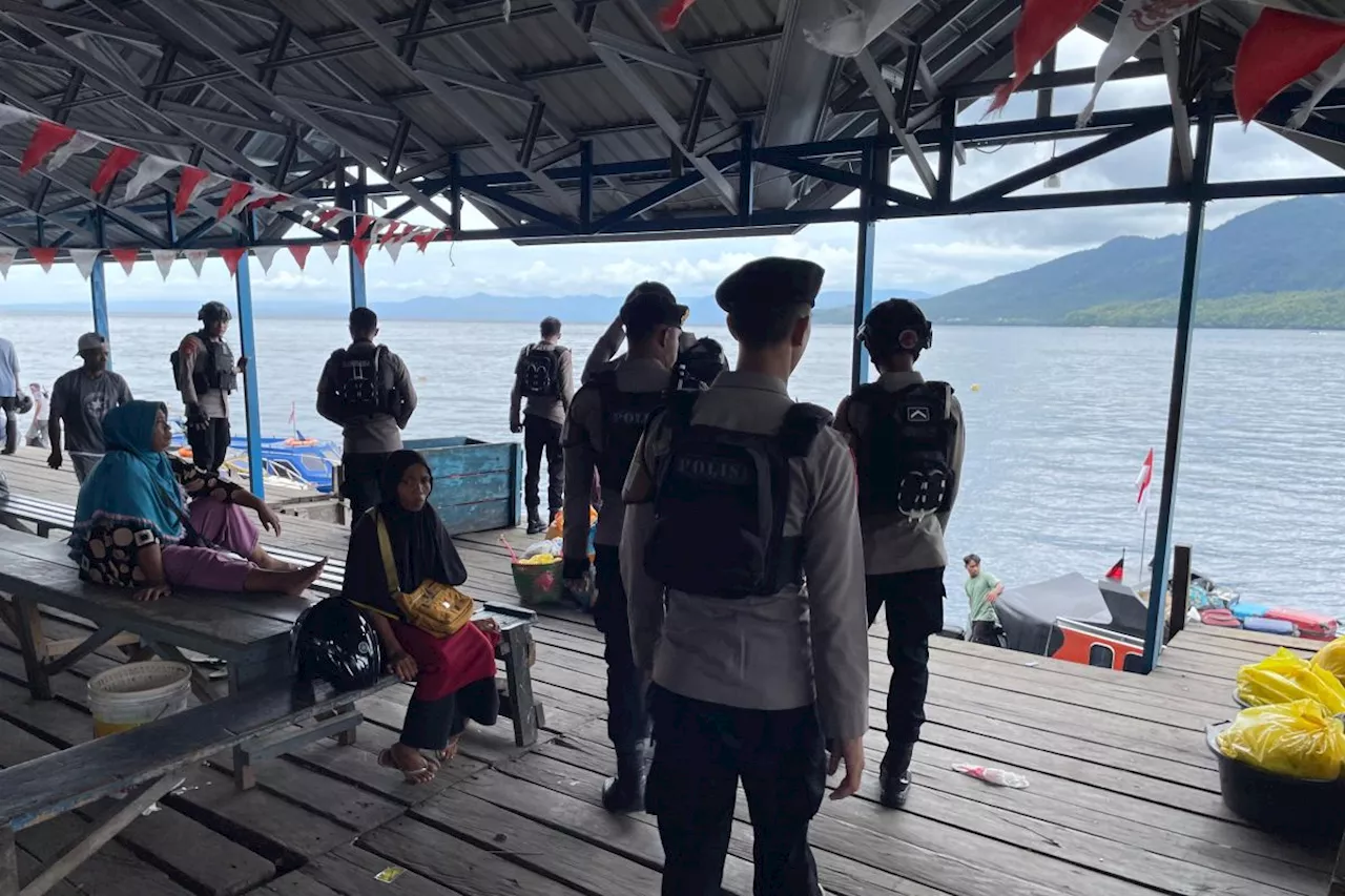 Polda Maluku Utara patroli rutin cegah kriminalitas di pelabuhan