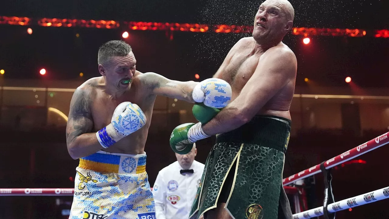 Oleksandr Usyk beats Tyson Fury to become undisputed heavyweight champ