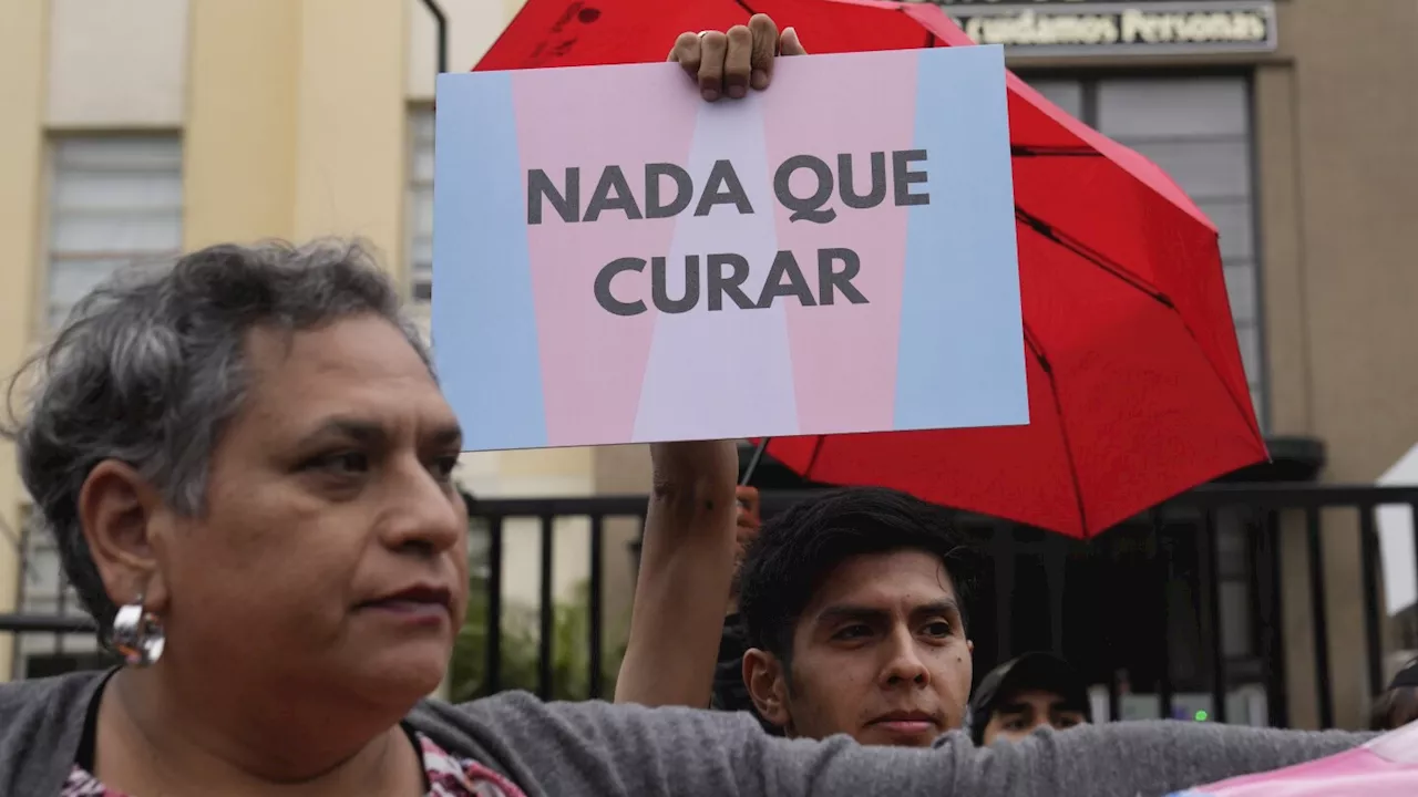 Protesters rally in Peru against decree classifying seven gender identities as “mental illness”