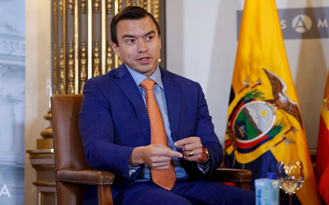 Noboa condiciona posible restablecimiento de relaciones con México