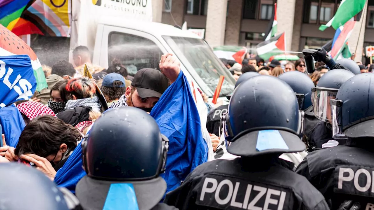 Verbotene Parolen bei Demo zum Palästinenser-Gedenktag Nakba