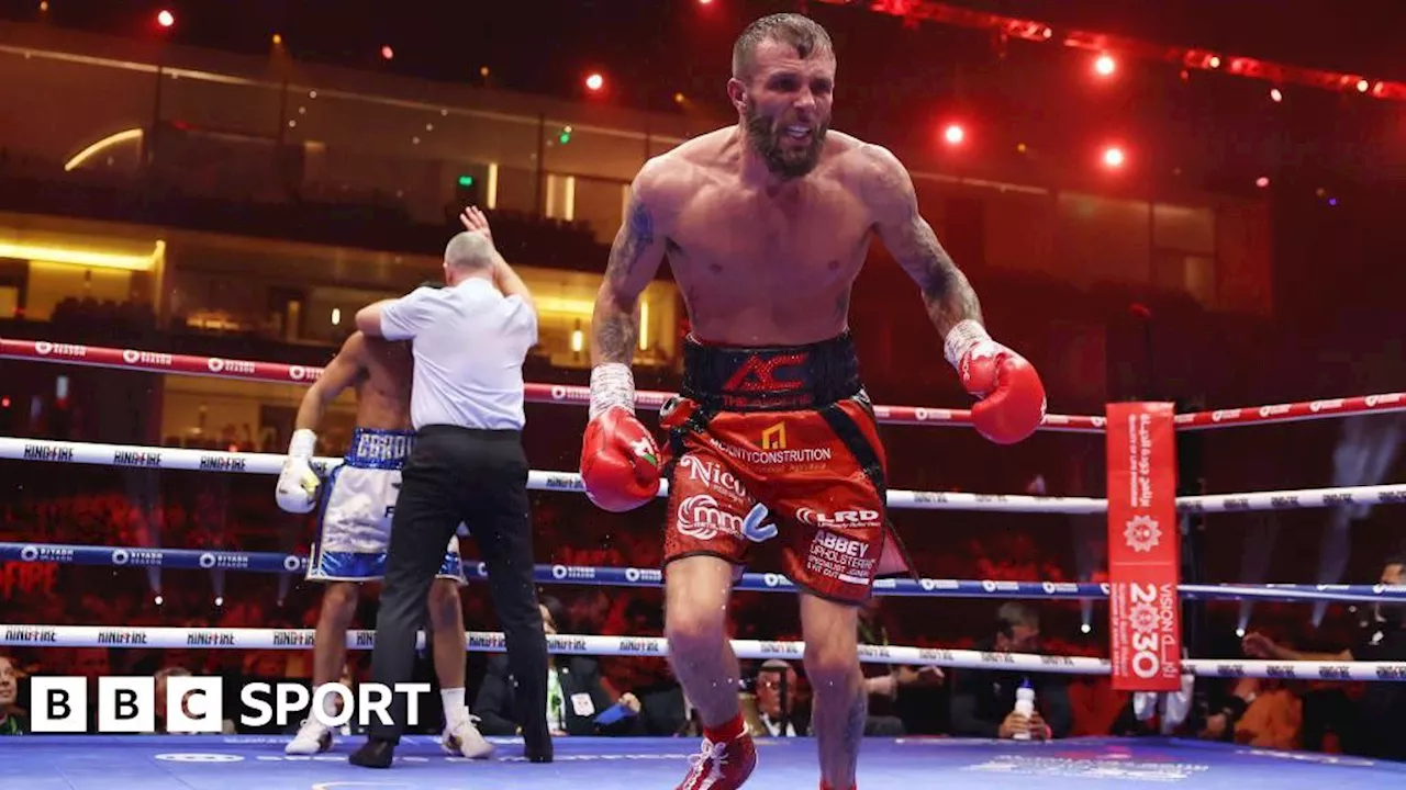Fury vs Usyk: Anthony Cacace beats Joe Cordina in IBF super-featherweight world title bout