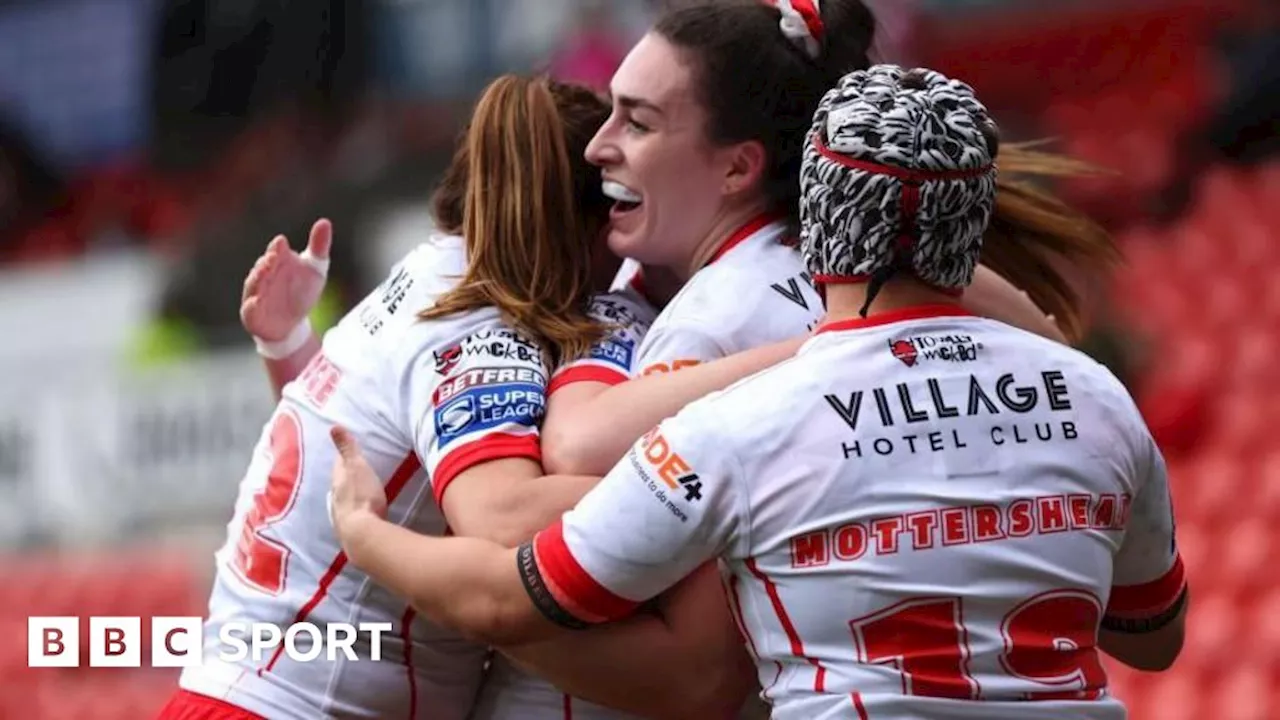 St Helens 32-2 York Valkyrie: Saints reach fourth successive final