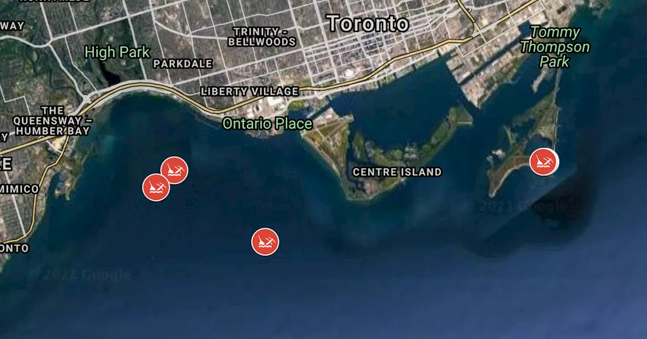 Here are all the sunken ships in Toronto