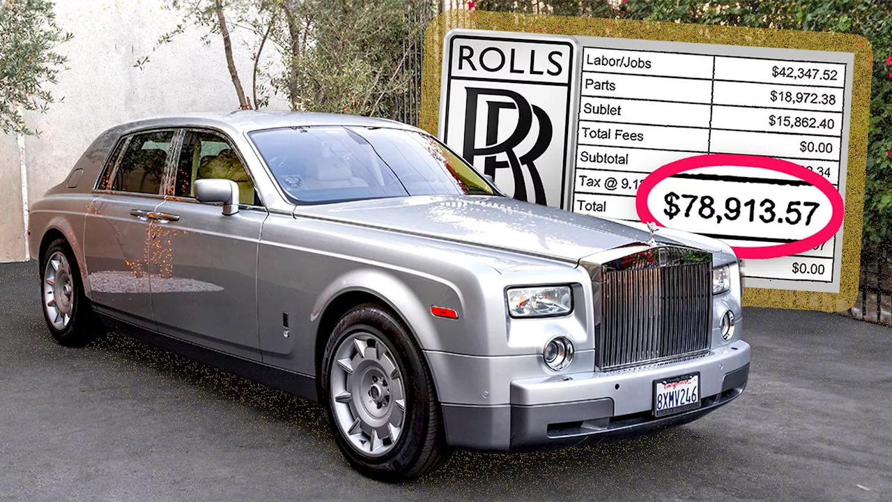 $70,000 Rolls-Royce Phantom Had A $79,000 Bill From One Service