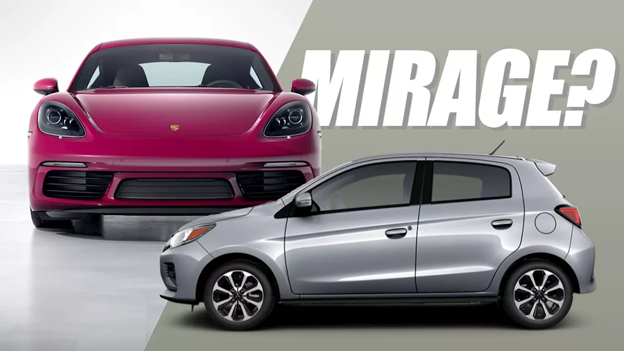 Mitsubishi Mirage Beats Porsche 718 Cayman In Engine Responsiveness Test