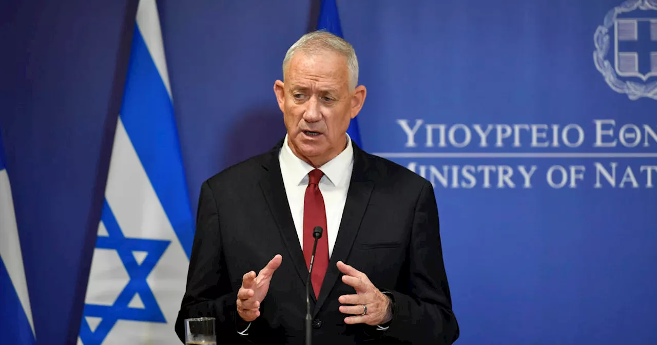 Israeli War Cabinet member says he'll quit government June 8 unless new war plan is adopted