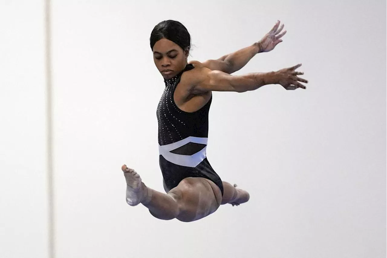 Olympic champion Gabby Douglas’ gymnastics comeback takes another important step after an 8-year layoff