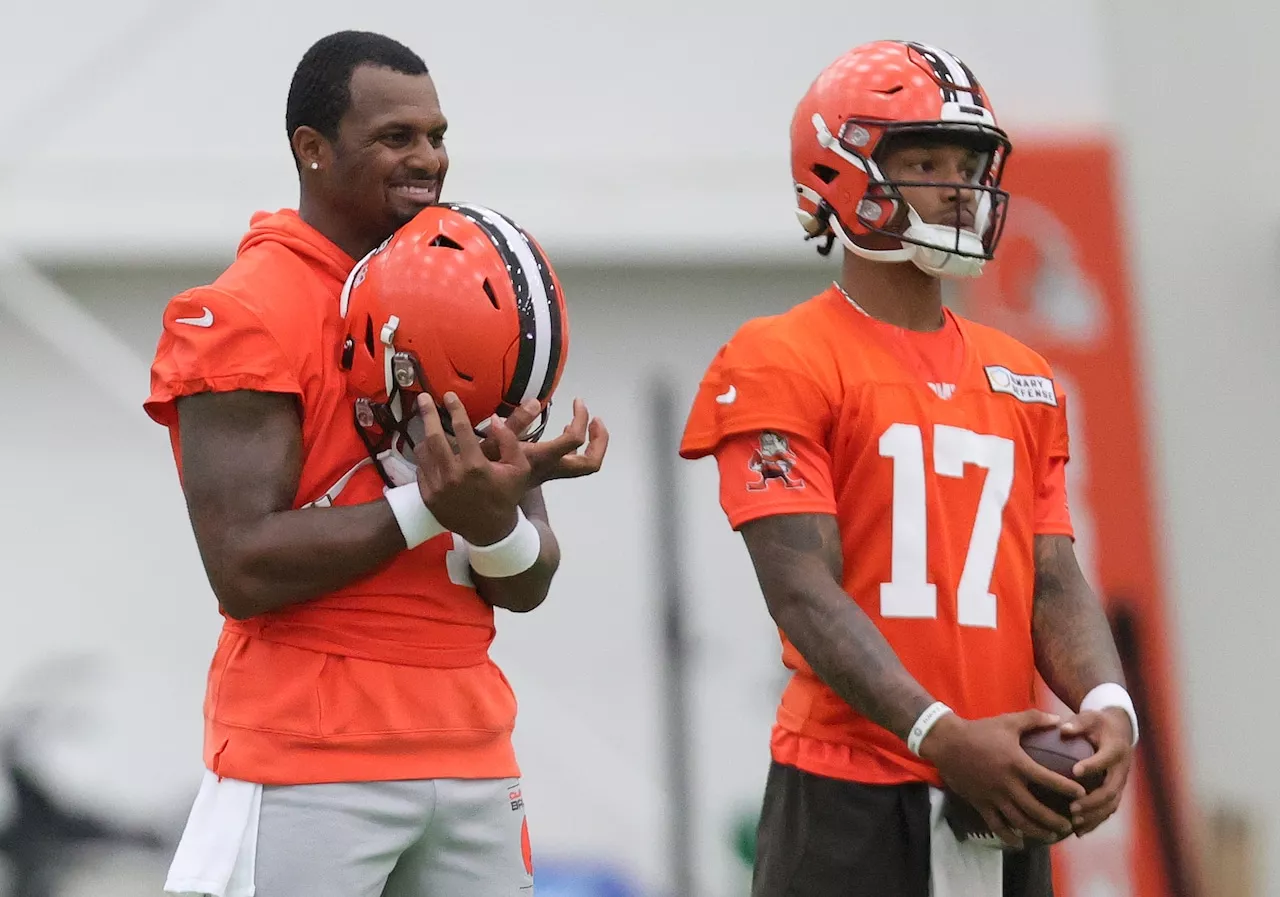 Will Deshaun Watson and Dorian Thompson-Robinson throw at Browns OTAs next week? Hey, Mary Kay!