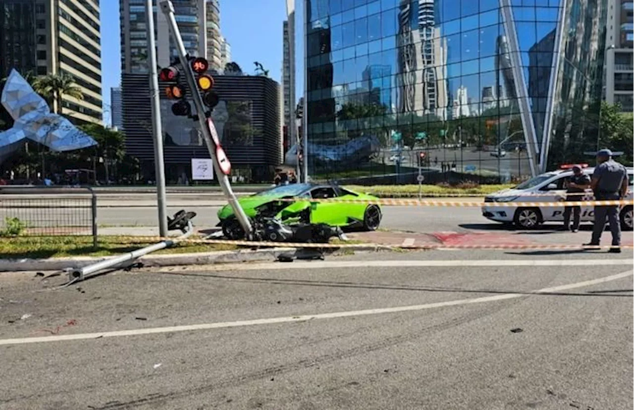 Motorista de Lamborghini persegue e atropela assaltante após roubo de Rolex em SP; veja vídeo