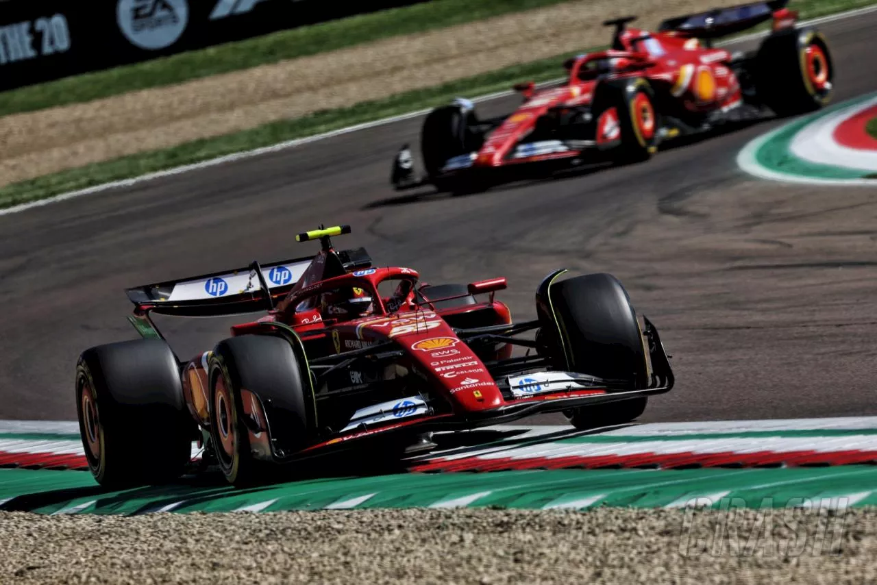 Carlos Sainz: Ferrari's Imola upgrade was “overhyped” as pole challenge falters