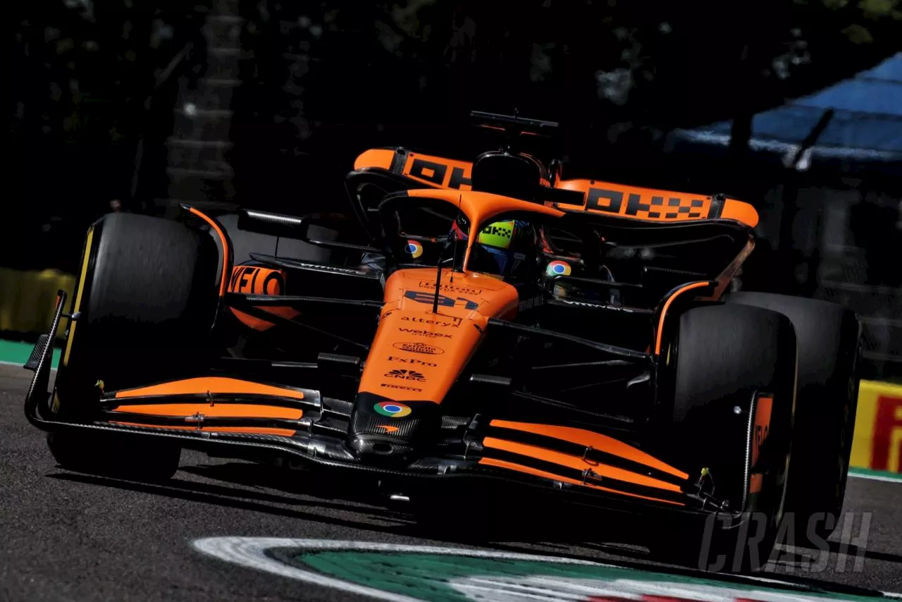 Oscar Piastri heads McLaren 1-2 in final practice as Sergio Perez, Fernando Alonso crash