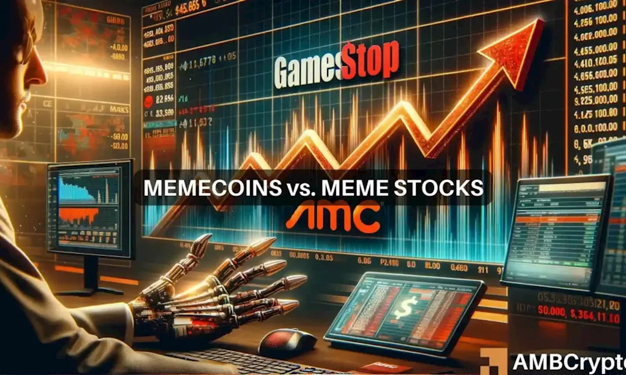 Memecoins ‘just better’: GME, AMC drop raises questions