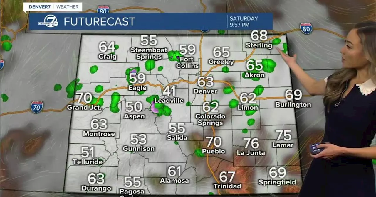 Mild Saturday with scattered PM storms; warmer and drier Sunday