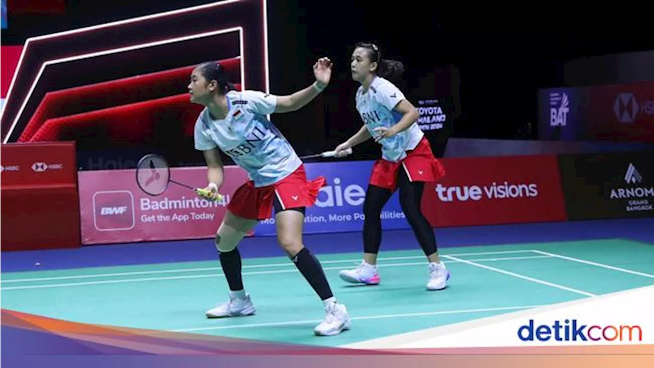 Thailand Open 2024: Bahagianya Ana/Tiwi Tembus Final Super 500 Perdana