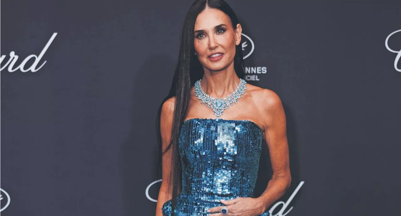 Demi Moore deslumbra a jóvenes talentos