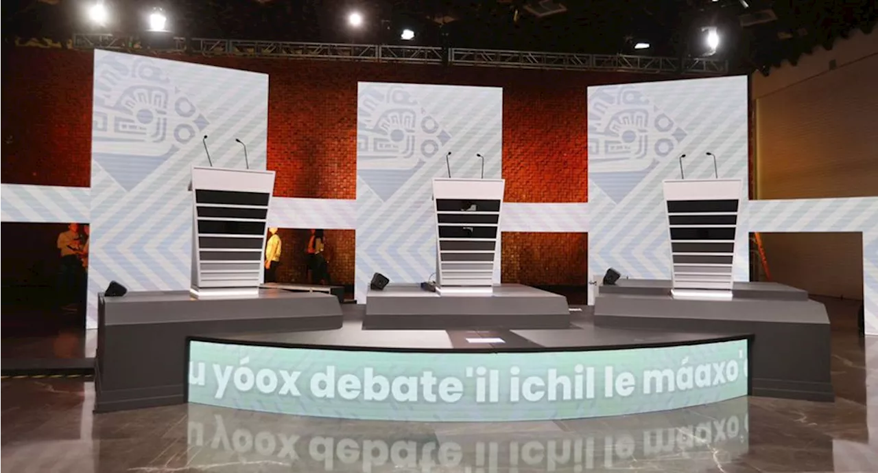 Tercer Debate Presidencial: Así luce el set del INE en el Centro Cultural Universitario Tlatelolco