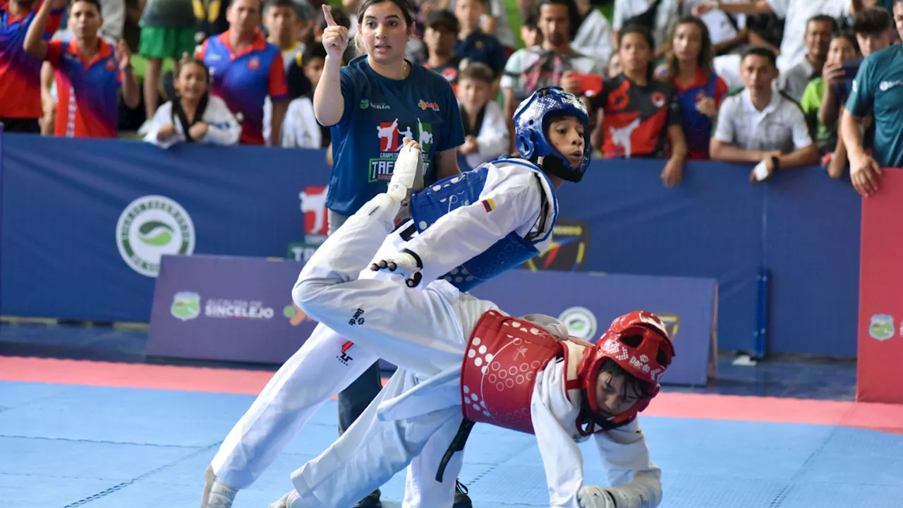 Más de 800 taekwondistas del país compiten en Sincelejo