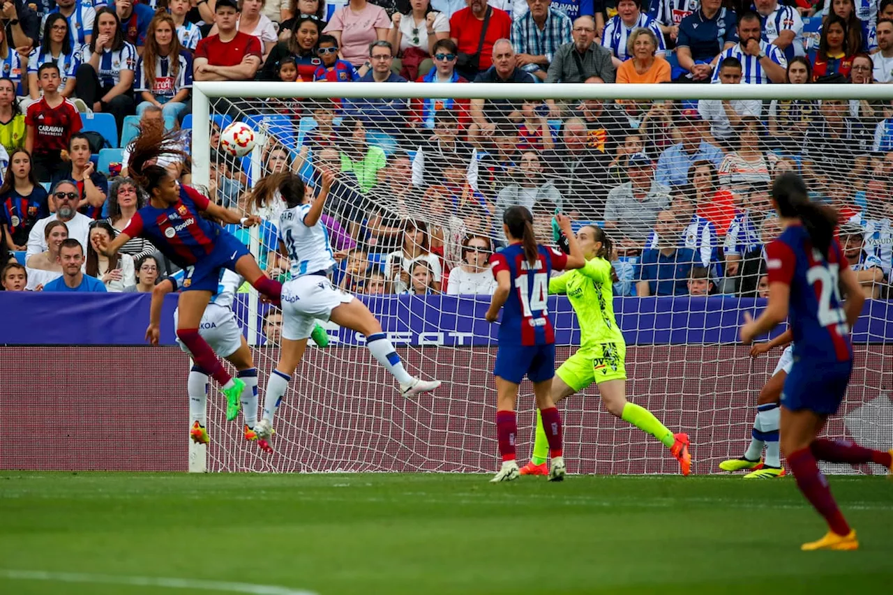 La final de la Copa de la Reina entre el Barcelona - Real Sociedad, en imágenes