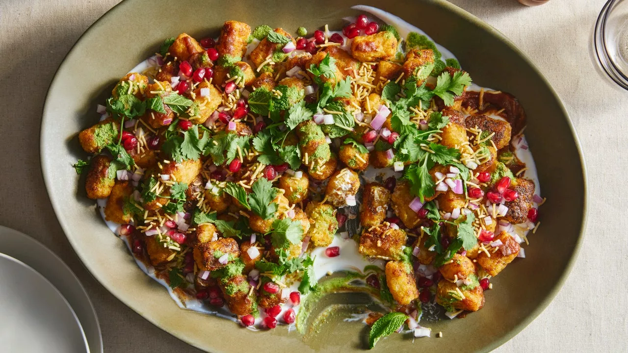 Tater Tot Chaat