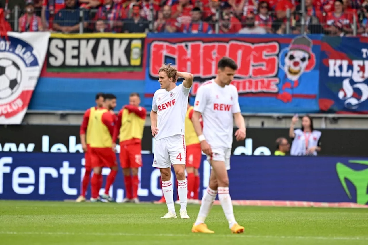 1:4 in Heidenheim: Köln steigt aus der Bundesliga ab