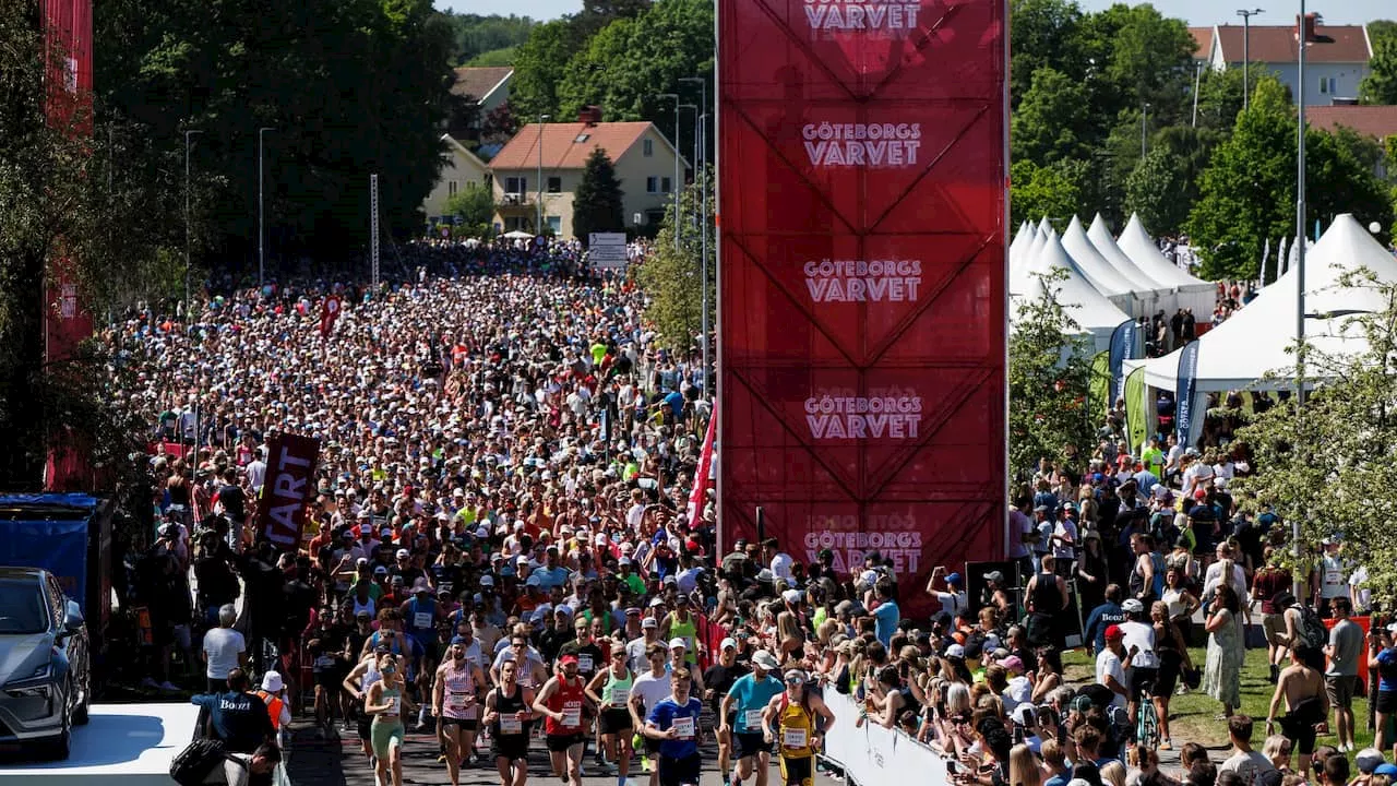 Flera personer har kollapsat under Göteborgsvarvet