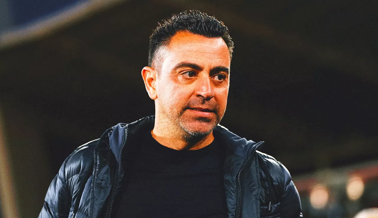 Xavi denies reports that Barcelona's leadership is considering firing him