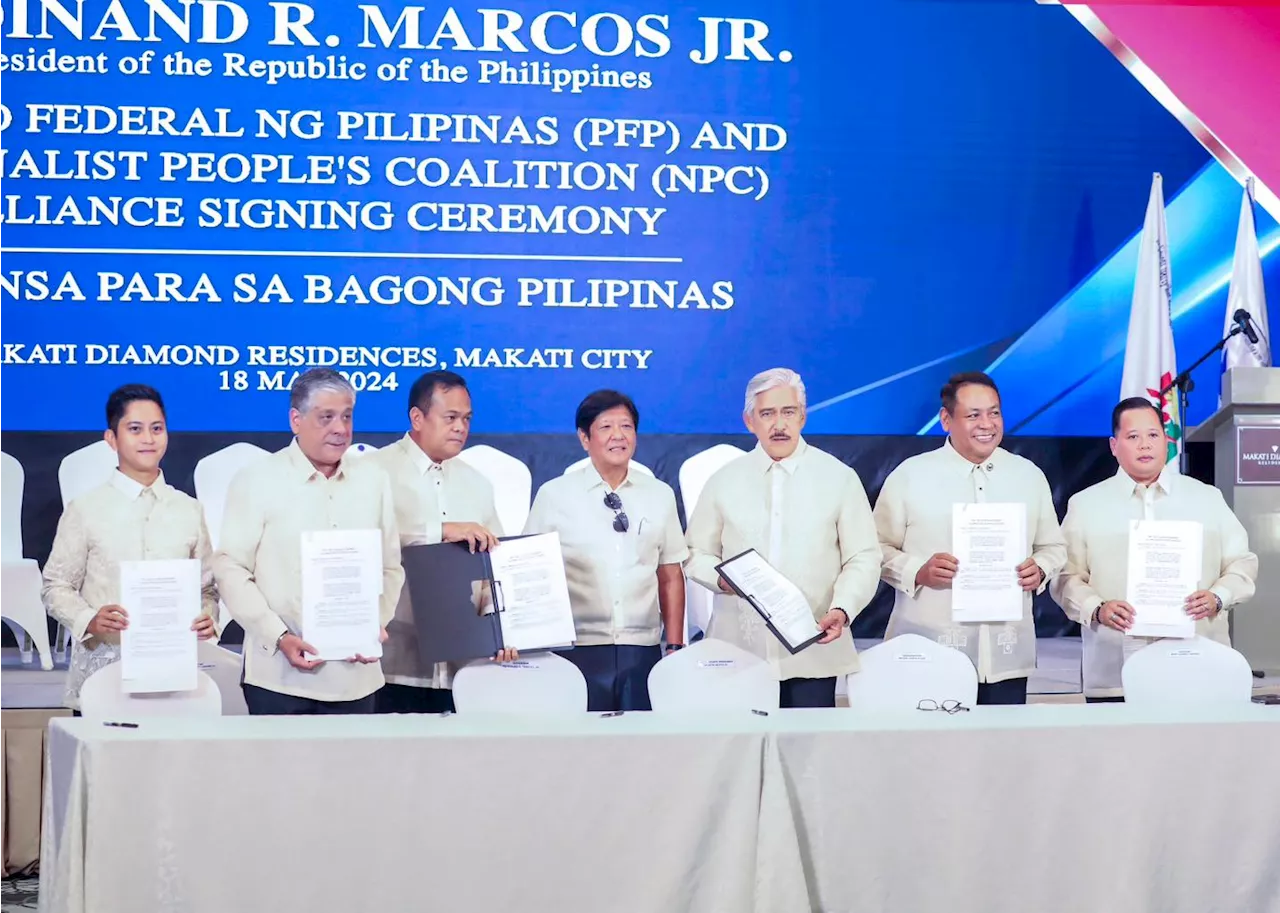 Marcos' PFP formalizes alliance with NPC for 2025 elections