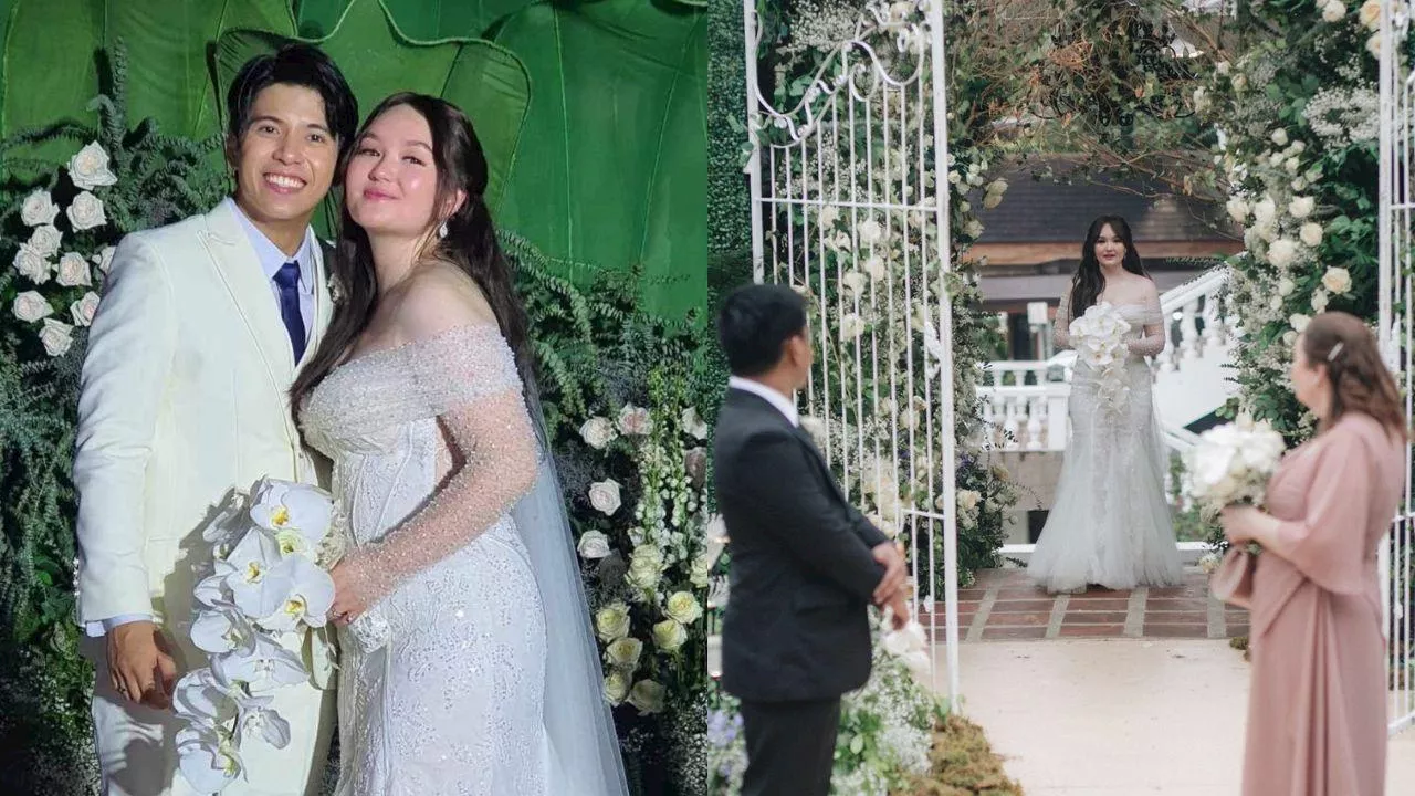 Mika Dela Cruz and Nash Aguas tie the knot