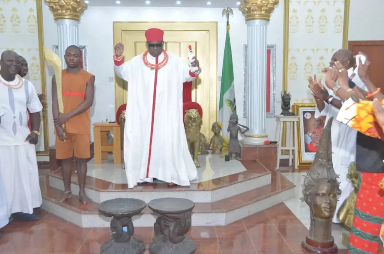 ‘Looted ancestral stools’ return to Oba of Benin