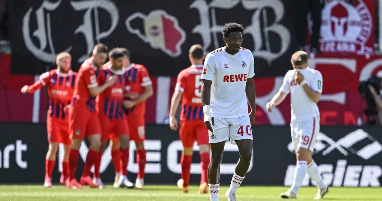 1:4 in Heidenheim: Köln steigt aus der Bundesliga ab