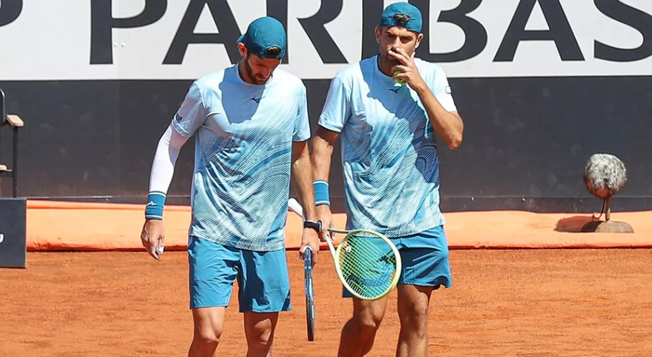 Bolelli e Vavassori, il sogno del doppio finisce in semifinale: gli azzurri cedono in 2 set ad Arevalo e Pavic