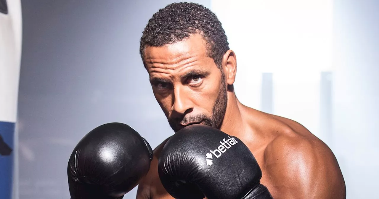 Rio Ferdinand's attempt to become pro boxer – cut lips and sparring heavyweights