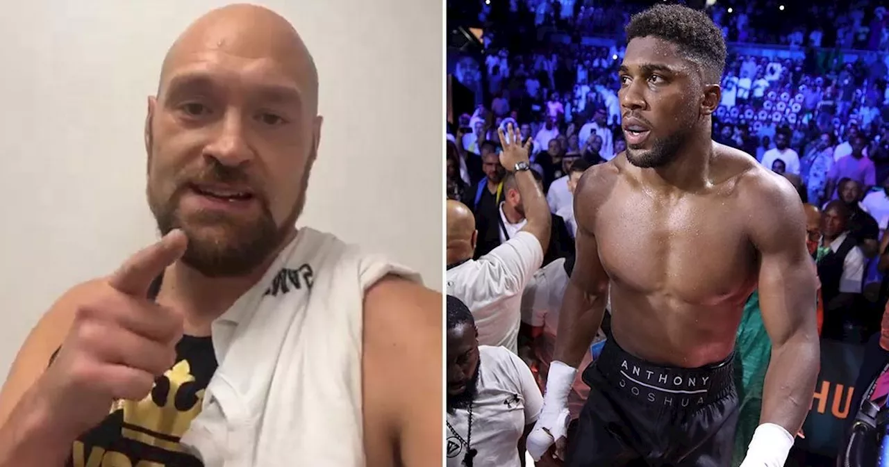 Tyson Fury's 'humble' message to Anthony Joshua before nine-year war of words