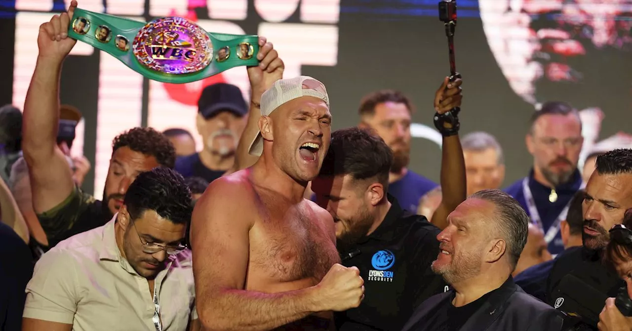 Tyson Fury to be paid twice as much as Oleksandr Usyk for undisputed fight