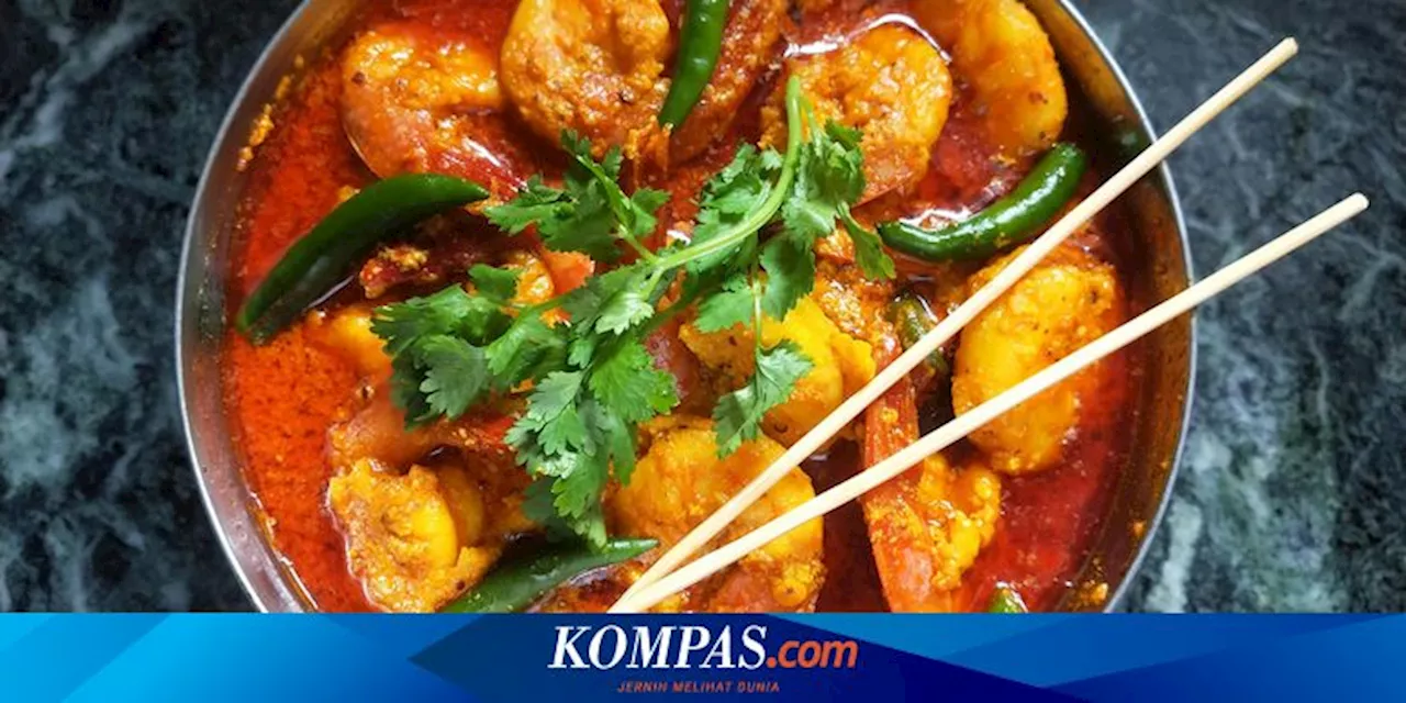 Resep Kari Udang Khas Thailand, Kuahnya Gurih dan Kental