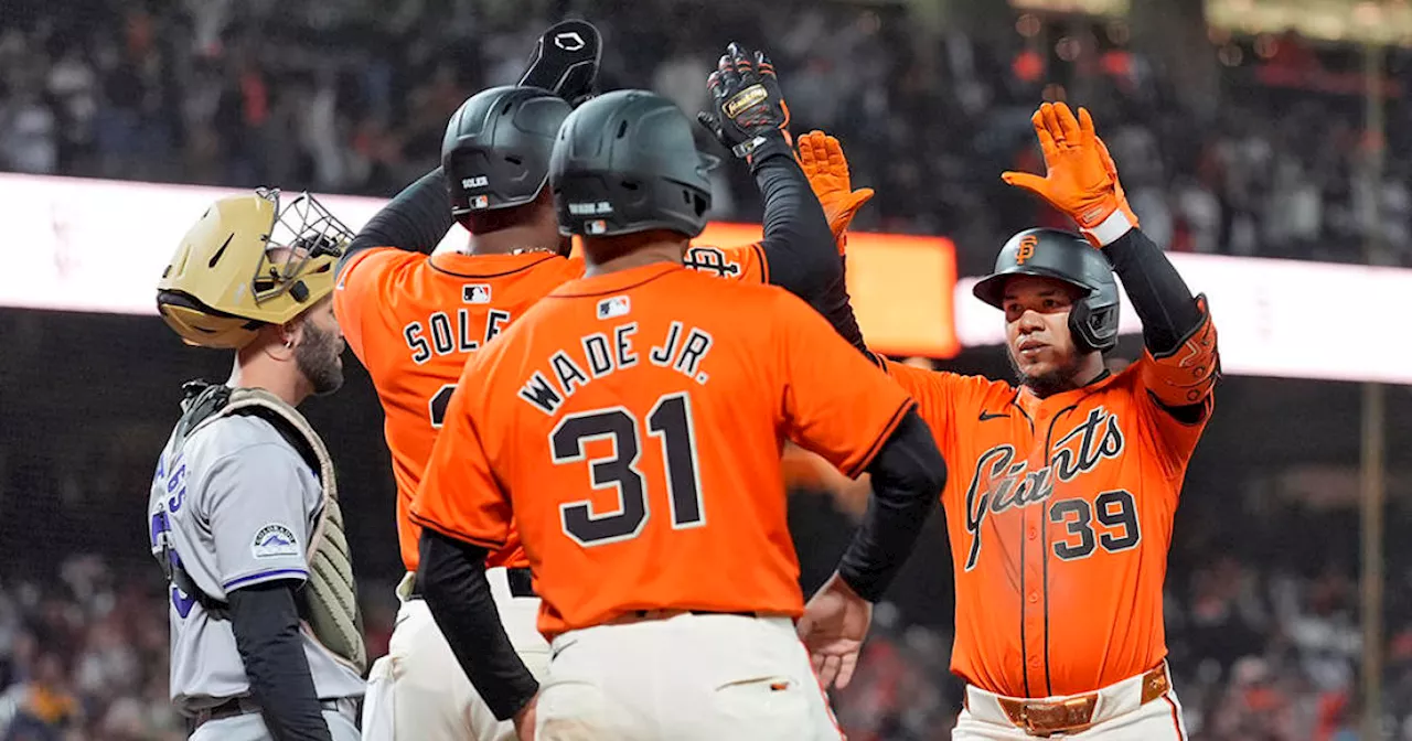 Thairo Estrada's go-ahead 3-run homer in fifth inning lifts Giants past Rockies