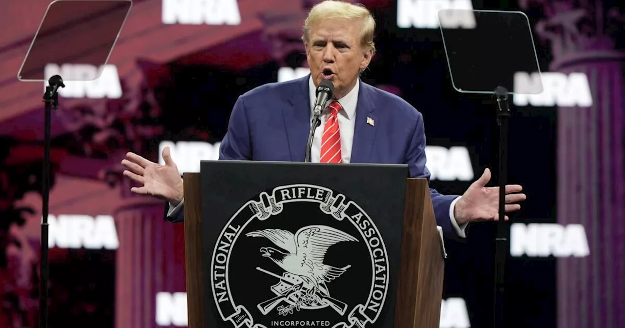 Trump urges gun owners to vote, calls himself 'best friend' at NRA event