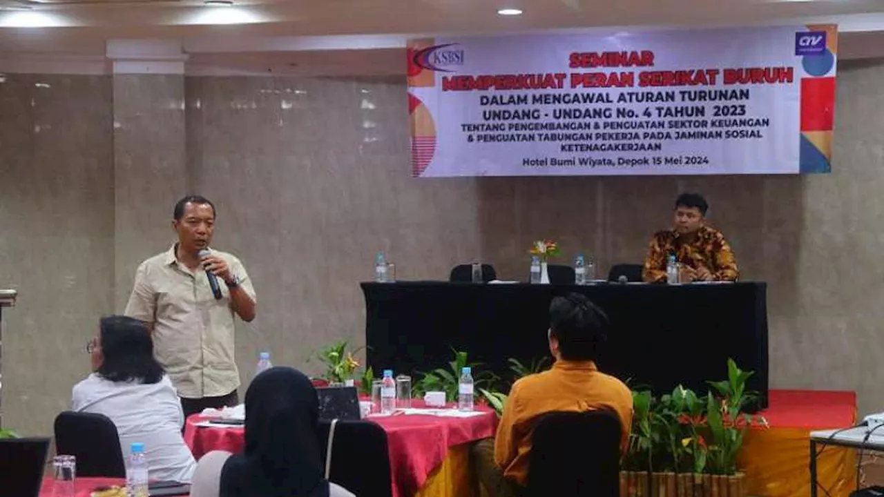 KSBSI Tolak Wacana Dana JHT dan JP Milik Pekerja Dikelola oleh DPPK & DPLK