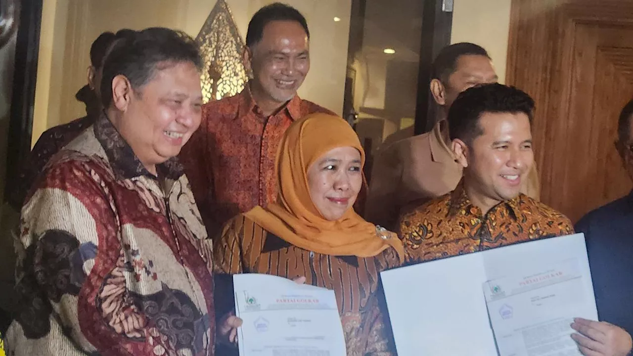 Resmi Kantongi Restu Golkar, Duet Khofifah-Emil Dardak Siap Kerja Maksimal Menangkan Pilkada Jatim 2024