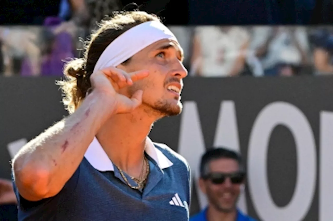 Zverev equals Becker record to set up Rome final with Jarry