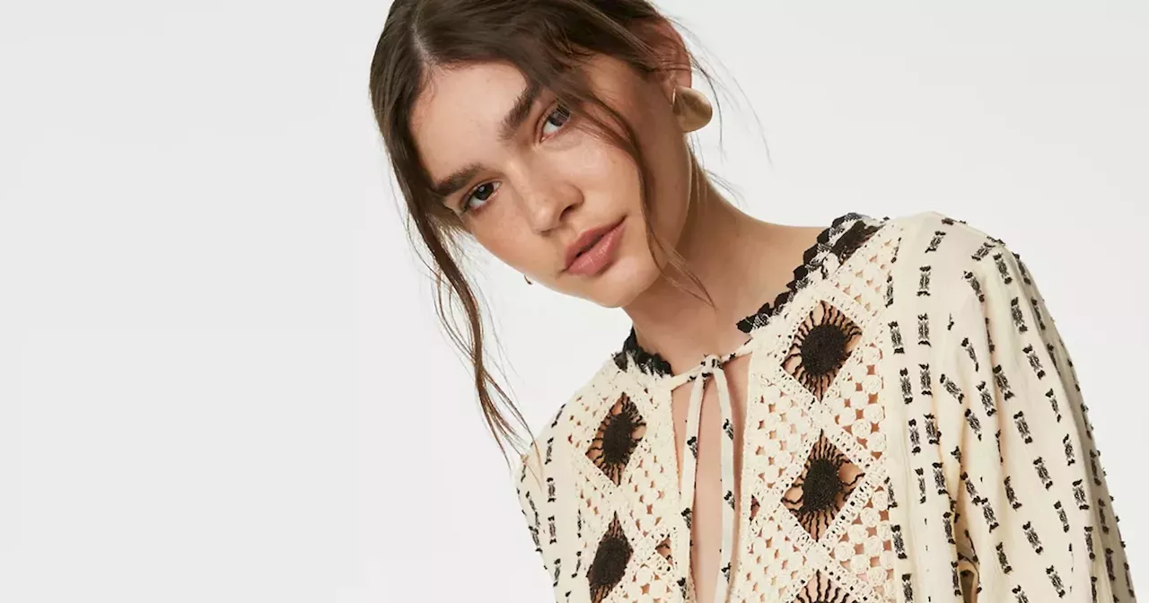 M&S' 'floaty' boho-inspired dress that covers the tummy trending for summer