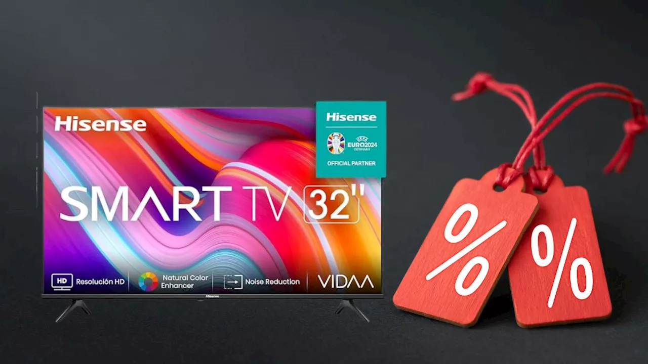 Pantalla Hisense 32” Smart TV con un increíble descuento por el Hot Sale 2024