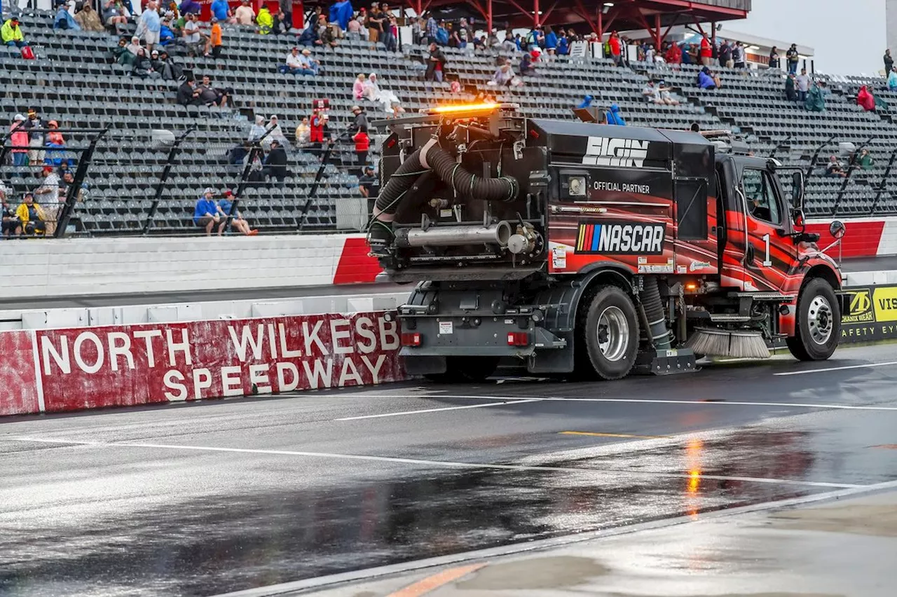 Heavy rain forces NASCAR to postpone Truck race, cancel All-Star heats