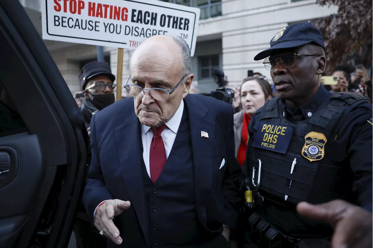 Rudy Giuliani Getting Served Indictment at 80th Birthday Party Sparks Jokes