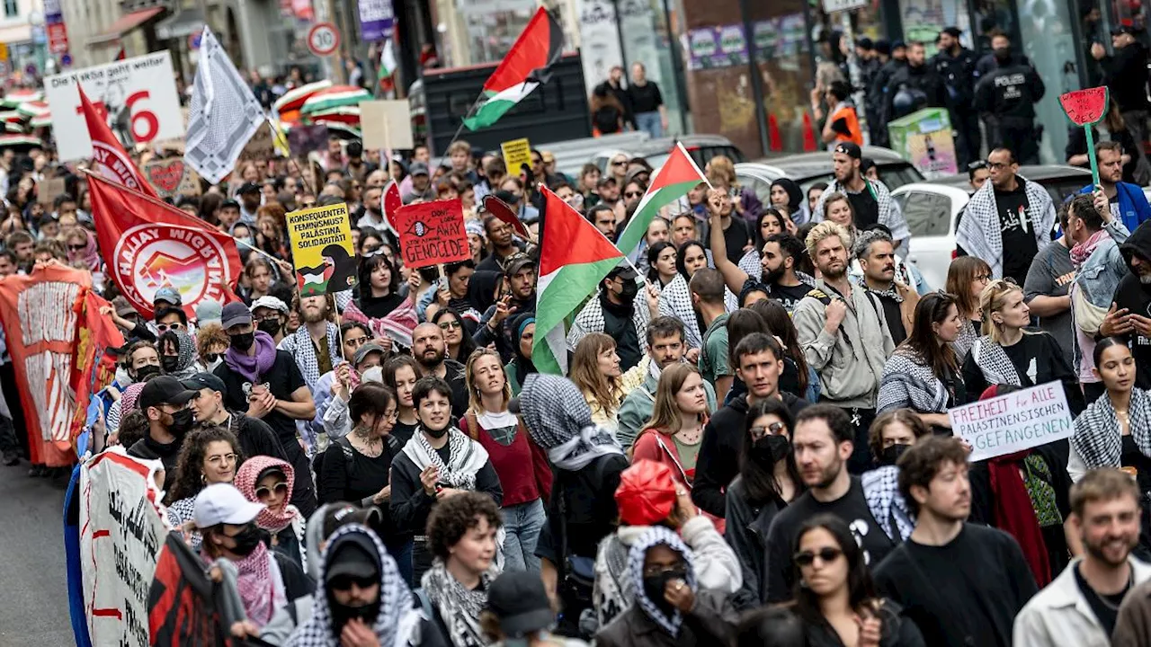 Berlin & Brandenburg: 5400 Menschen bei Demo zum Palästinenser-Gedenktag Nakba