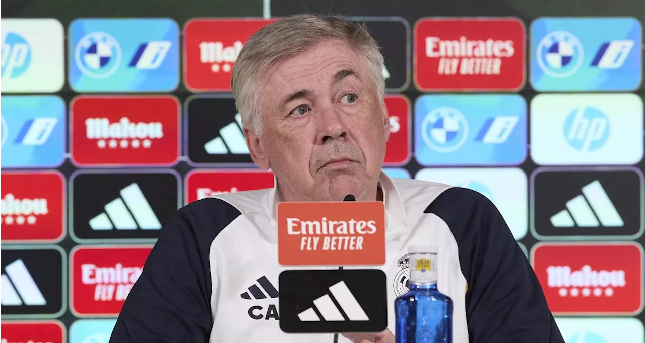 Real Madrid : Carlo Ancelotti s'exprime sur son groupe et Xavi